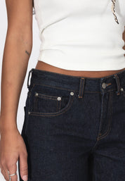 DR DENIM RHUE LOW WIDE STREAM RINSE
