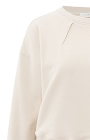YAYA PLEAT CORD CHALK WHITE
