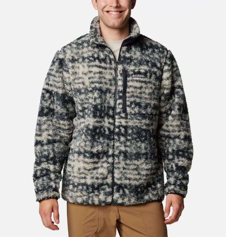 COLUMBIA  WINTER PASS FLEECE DARK STONE STIPPLED