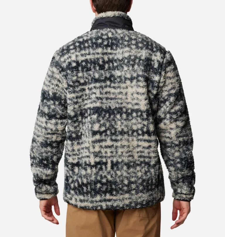 COLUMBIA  WINTER PASS FLEECE DARK STONE STIPPLED