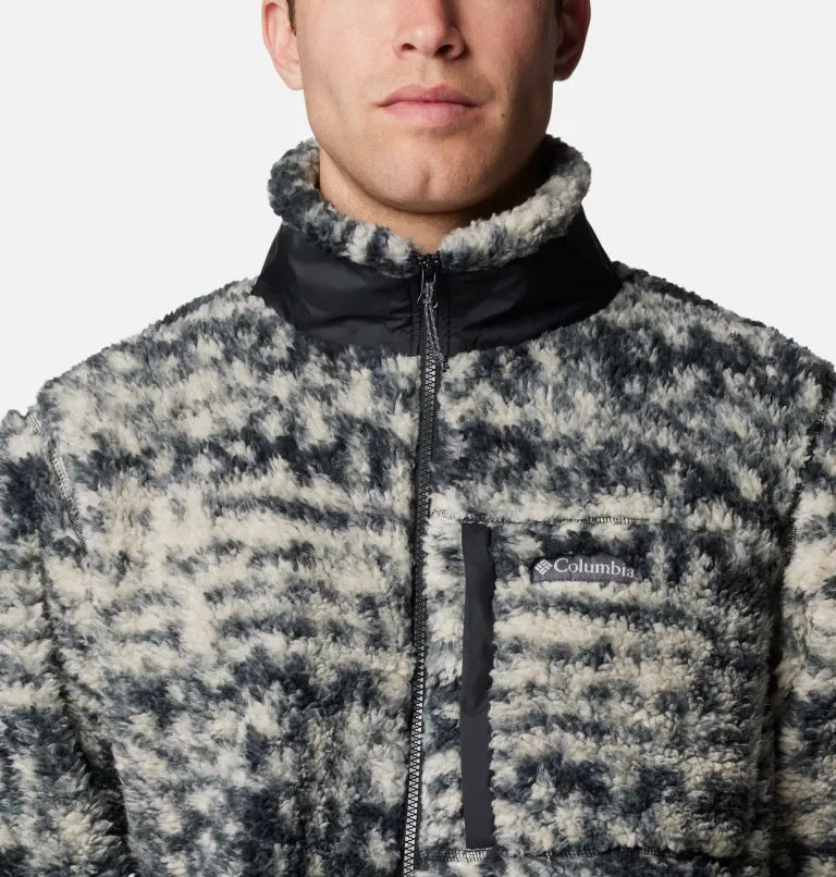 COLUMBIA  WINTER PASS FLEECE DARK STONE STIPPLED