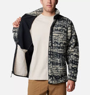 COLUMBIA  WINTER PASS FLEECE DARK STONE STIPPLED