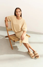YAYA  SWEAT CROIS CROISSANT BROWN