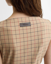 BARBOUR  DALBURY MIDI MULTI CHECK DRESS