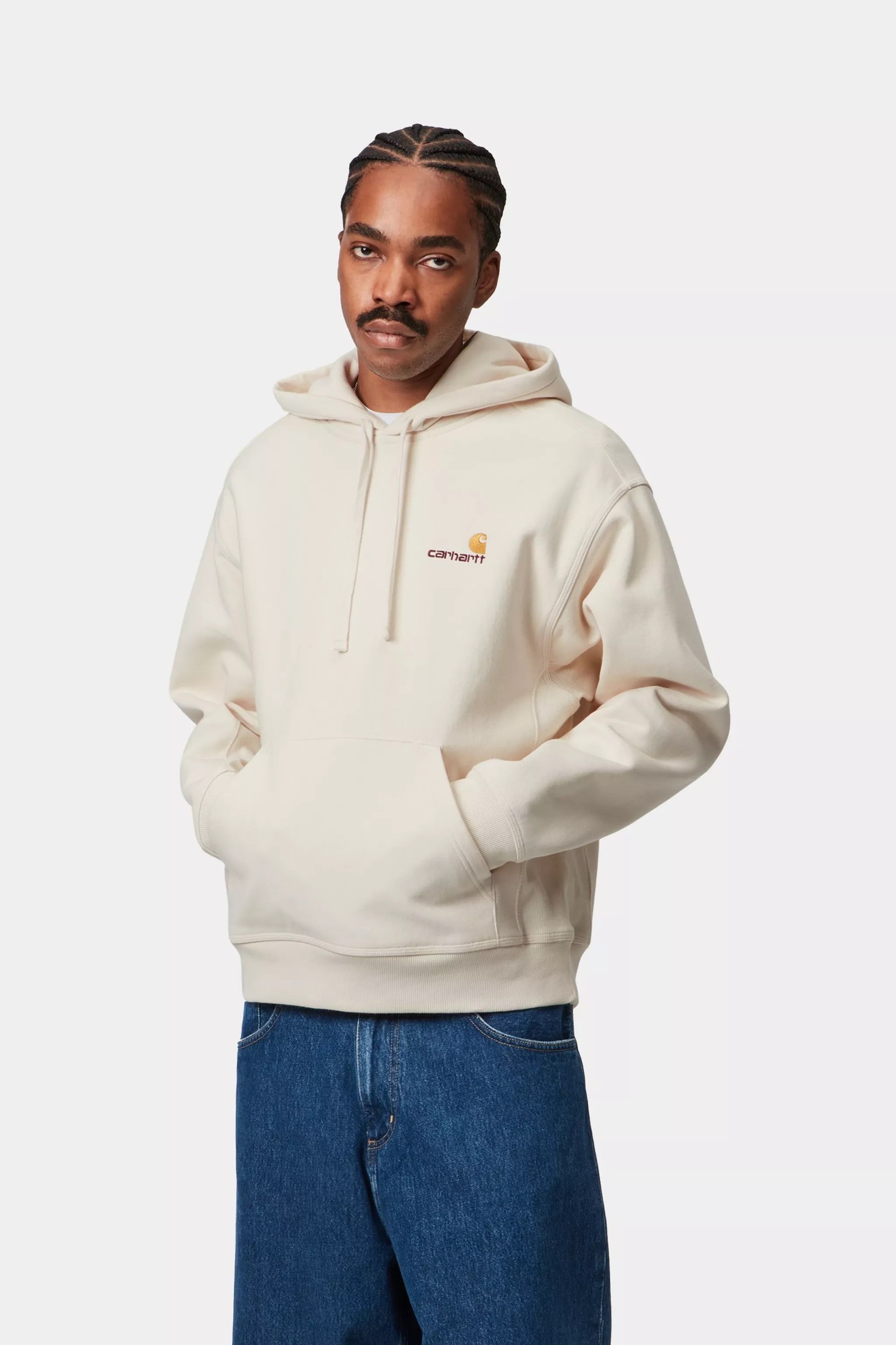 CARHARTT WIP HOODED AMERICAN NATURAL