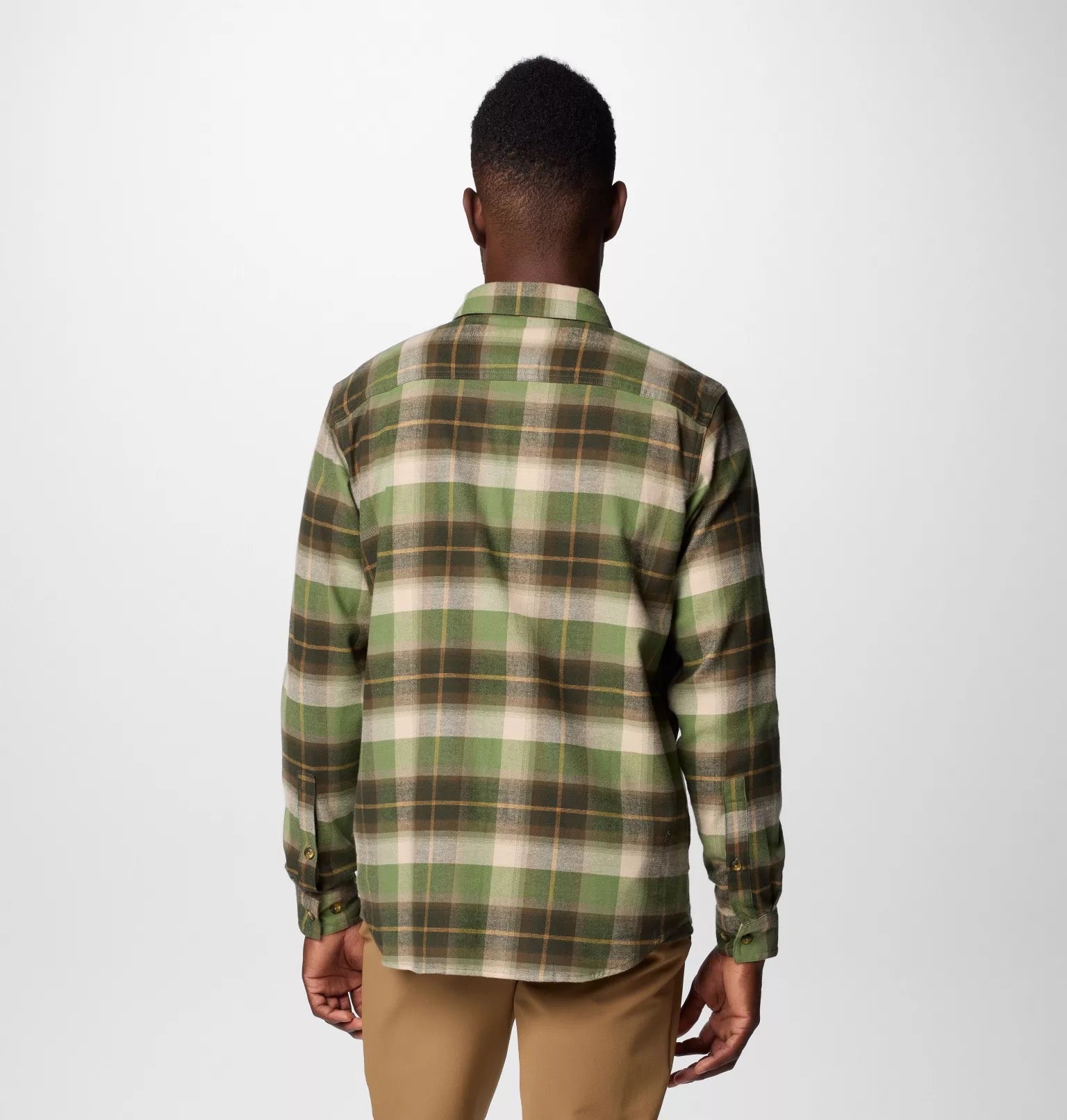 COLUMBIA CORNELL WOODS STONE GREEN SHIRT