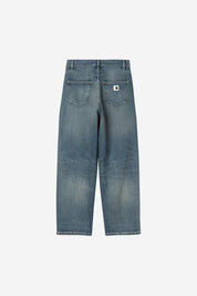 CARHARTT WIP  BRANDON DENIM BLUE WORN USED WASH