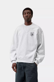 CARHARTT WIP  HOURGLASS ASH HEATHER STONE WASHED