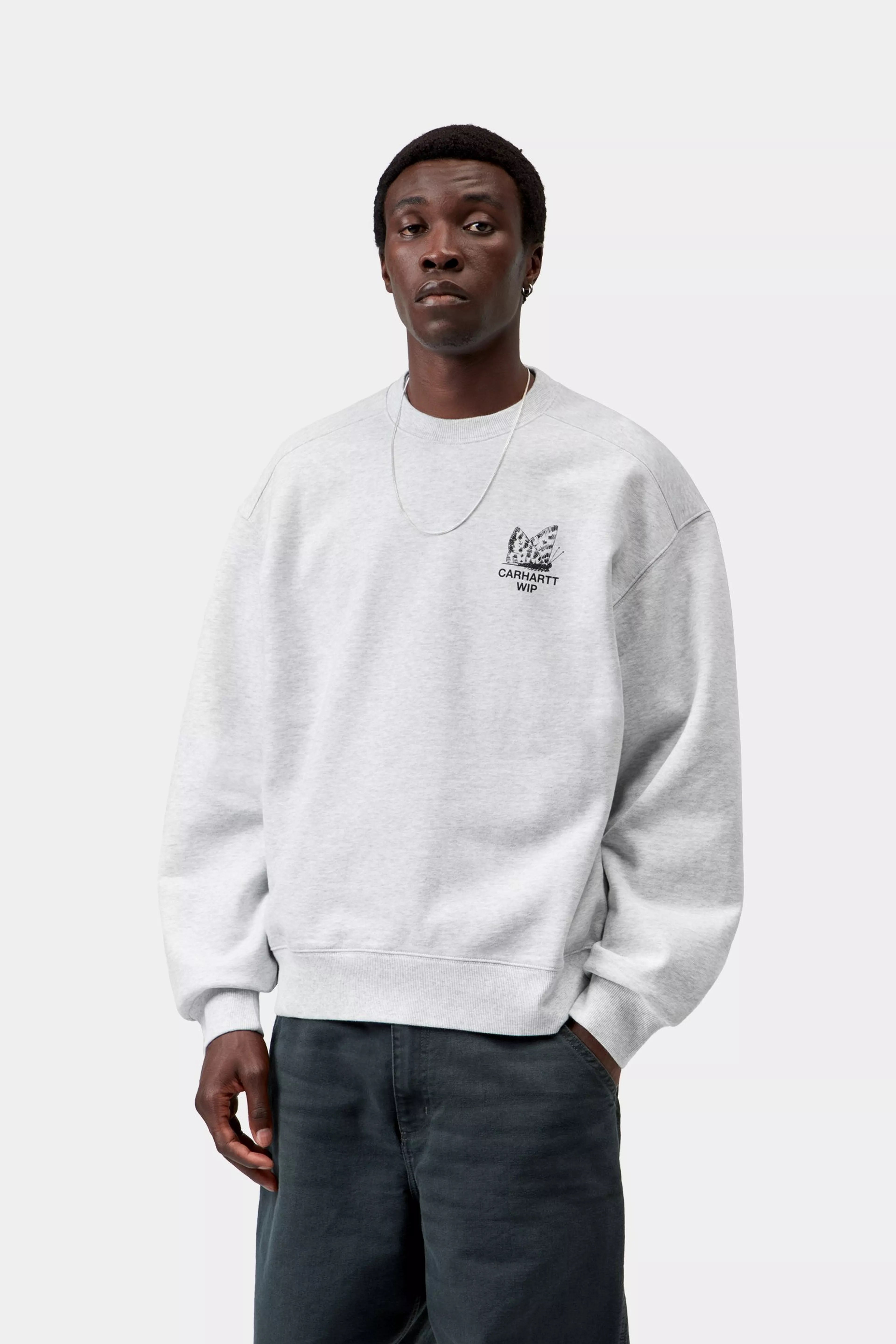 CARHARTT WIP  HOURGLASS ASH HEATHER STONE WASHED