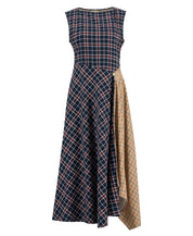 BARBOUR  DALBURY MIDI MULTI CHECK DRESS