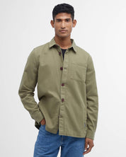 BARBOUR  WASHED O SHIRT BLEACHED OLIVE