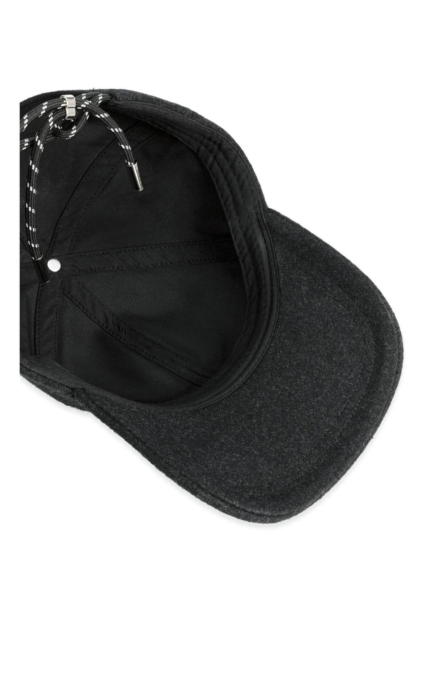 YAYA WOOL CAP HOLE BLACK