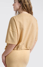 YAYA  SWEAT CROIS CROISSANT BROWN