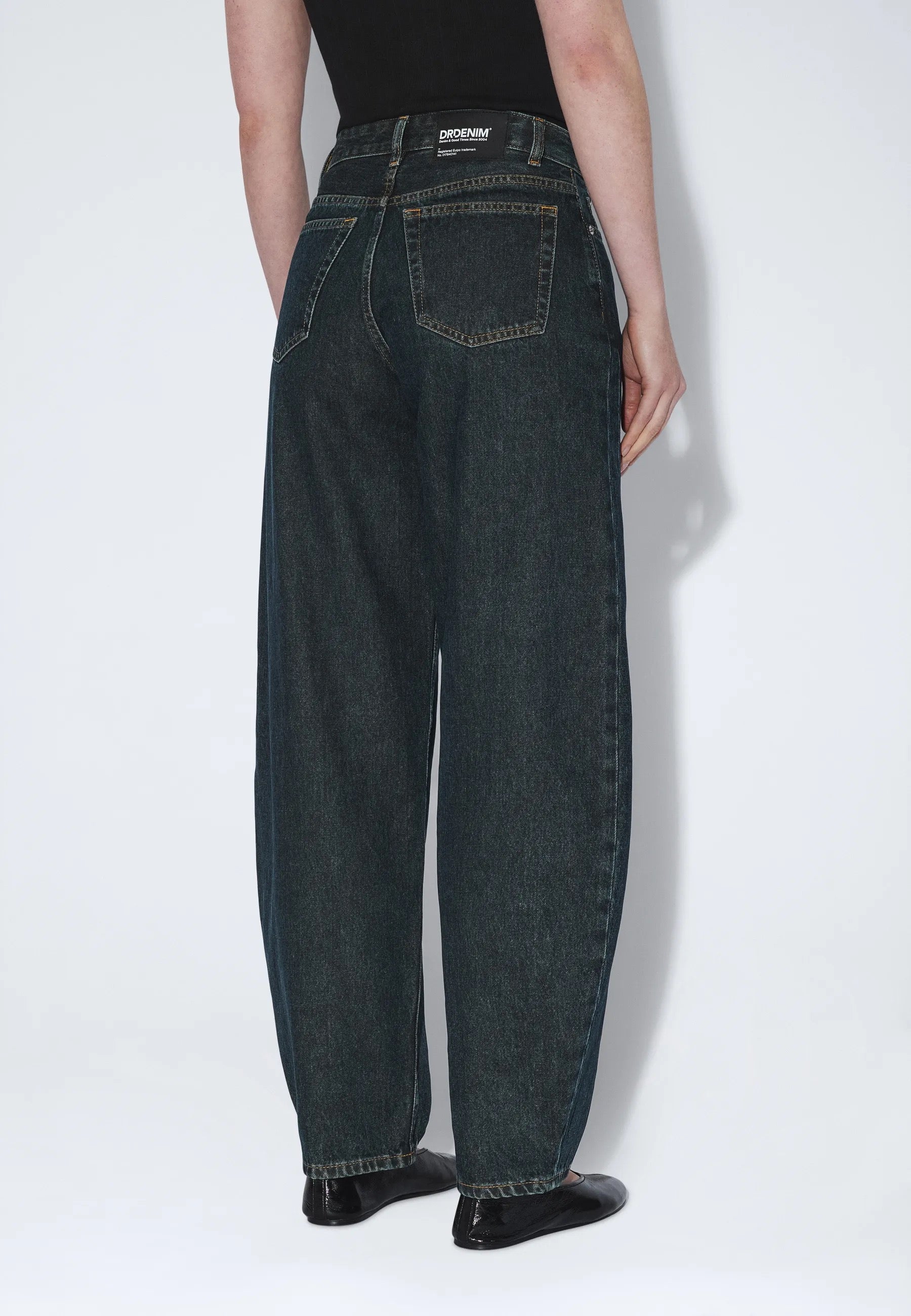 DR DENIM NANCI TWIST SEAM KODIAK DARK RETRO