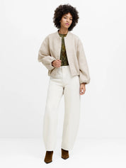 FRENCH CONNECTION  NELLIE OATMEAL JACKET
