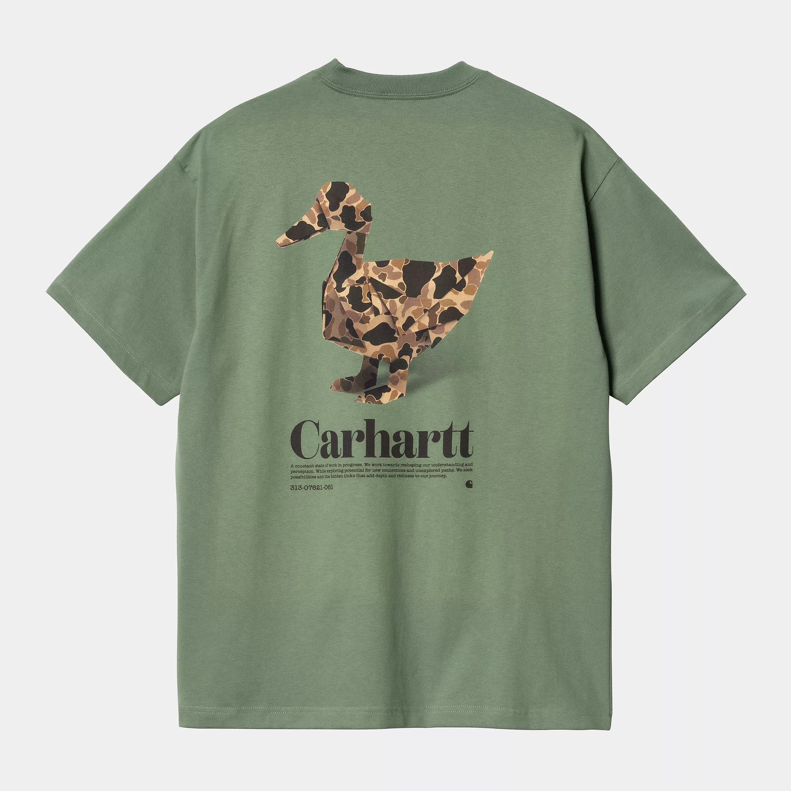 CARHARTT WIP  FOLD DUCK TEE DUCK GREEN