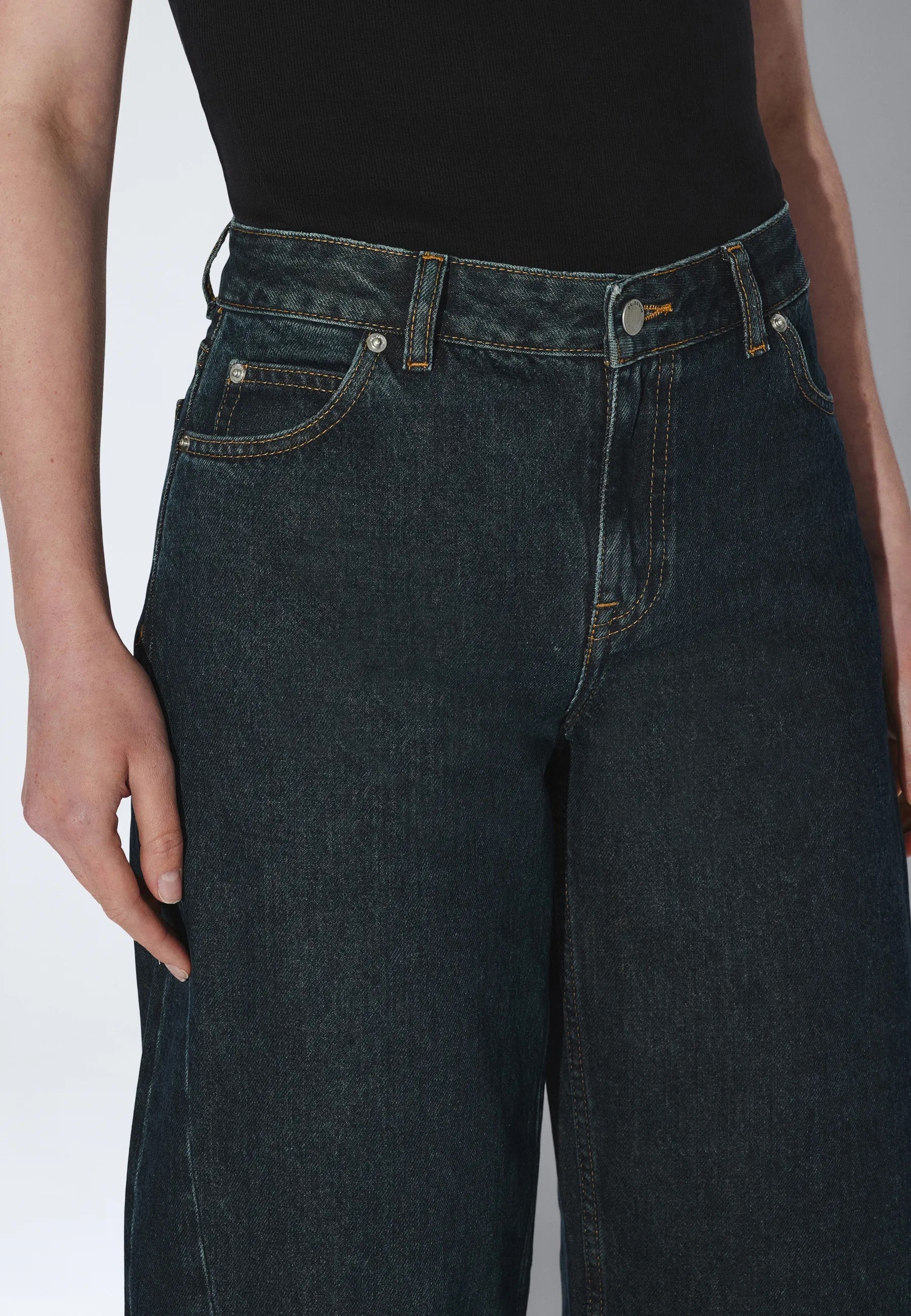 DR DENIM NANCI TWIST SEAM KODIAK DARK RETRO