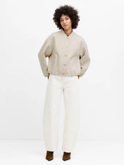 FRENCH CONNECTION  NELLIE OATMEAL JACKET