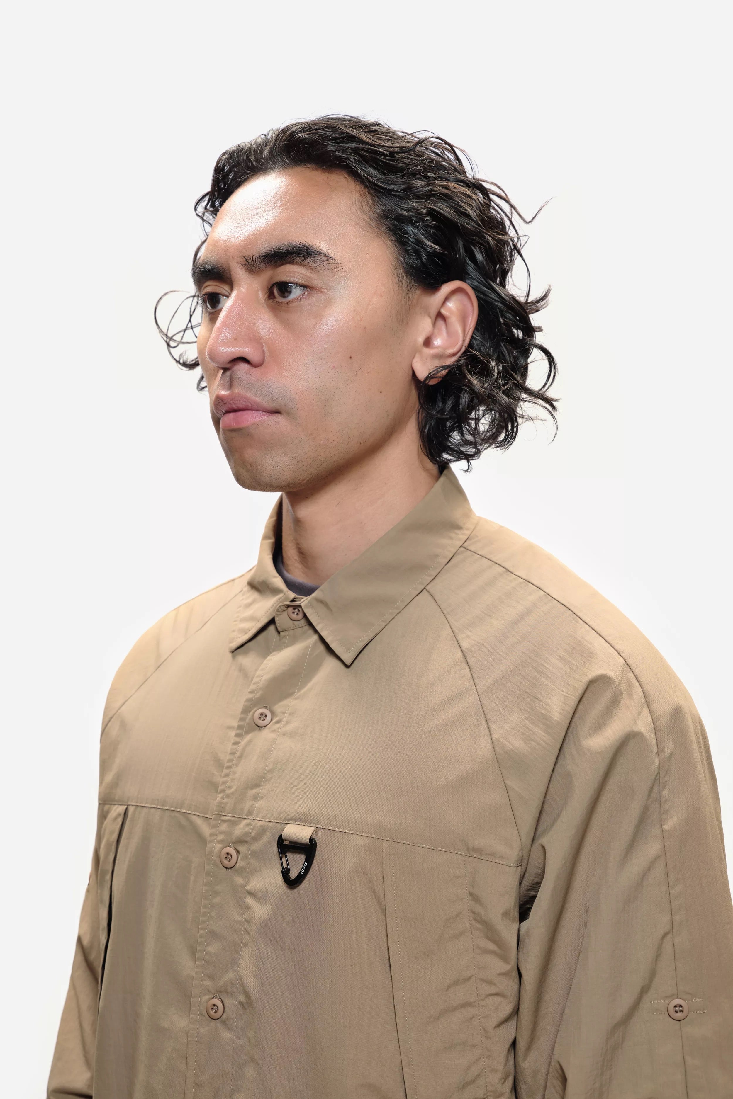 ELLIKER CRAW ZIPPER TECH SHIRT SAND