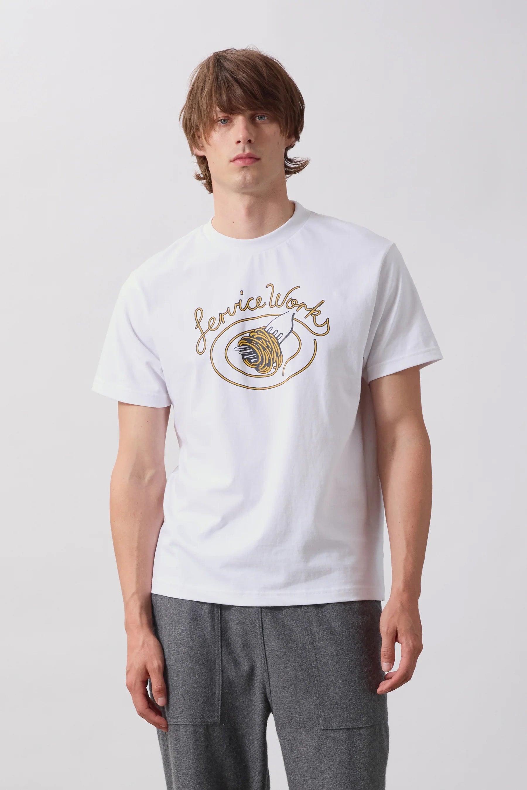 SERVICE WORKS  SPAGHETTI TEE White