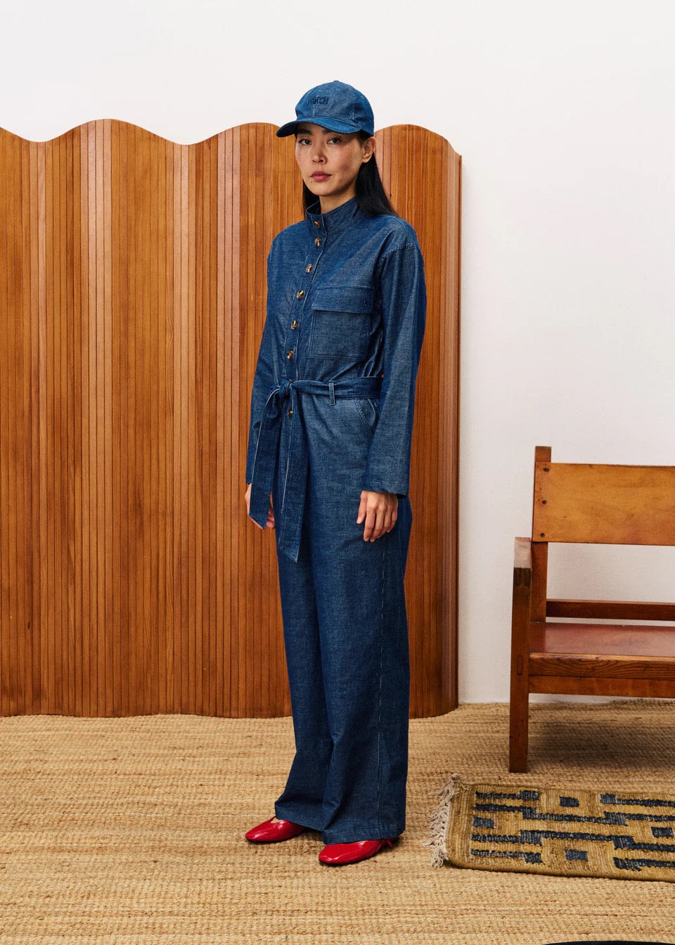 FRNCH JUMPSUIT BLEU MARINE