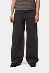 CARHARTT WIP  JANE PANT BLACK HEAVY STONE WASH