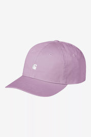 CARHARTT WIP  MADISON LOGO CAP GENTLE PURPLE/WHITE