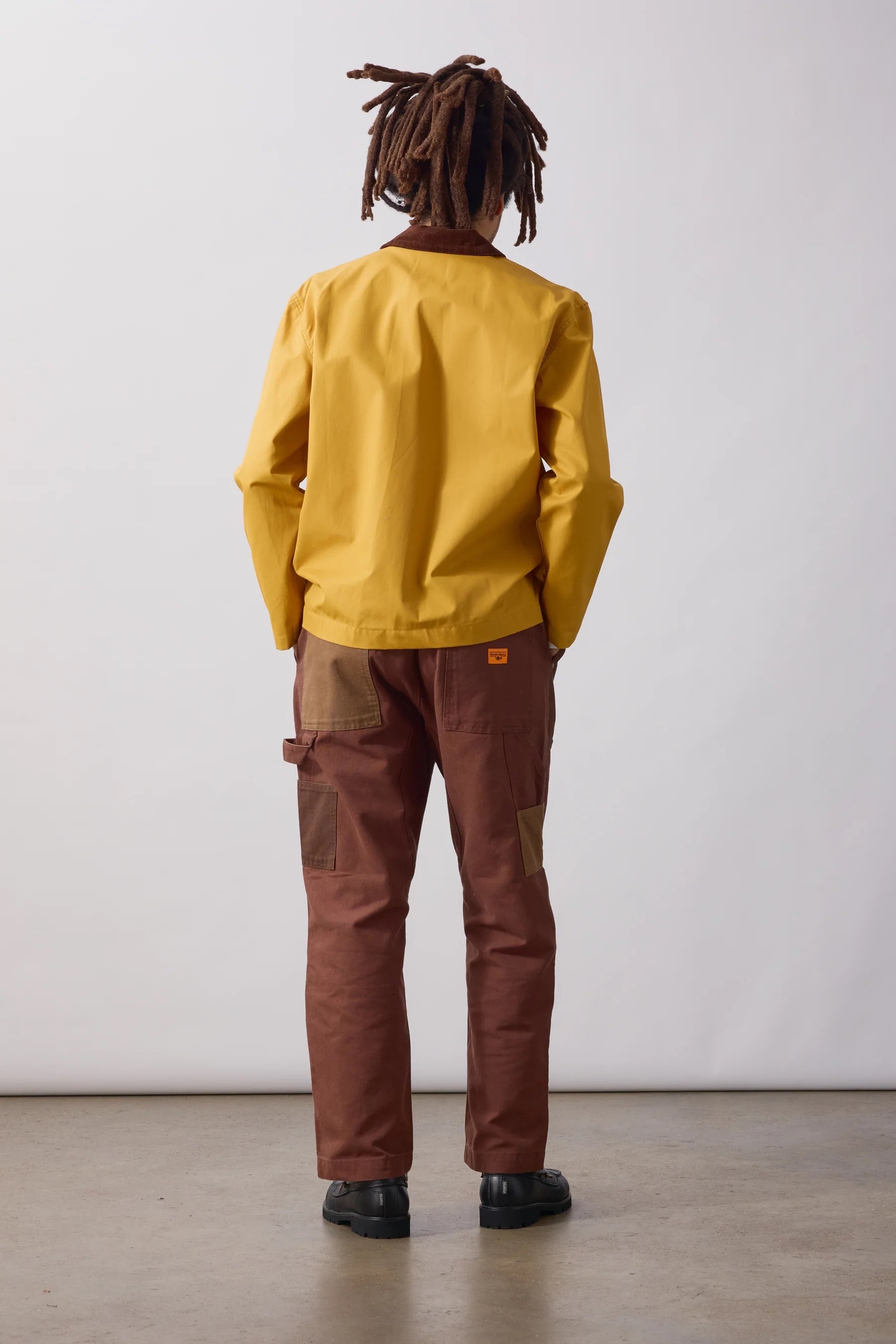 SERVICE WORKS  WAXED BARN JACKET OCHRE