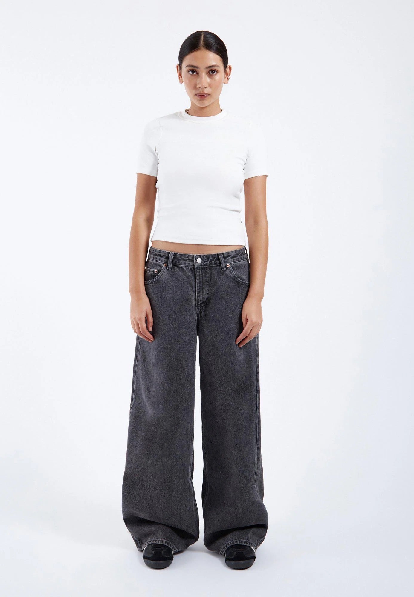 DR DENIM ARY WIDE STRAIGHT MID GREY RETRO