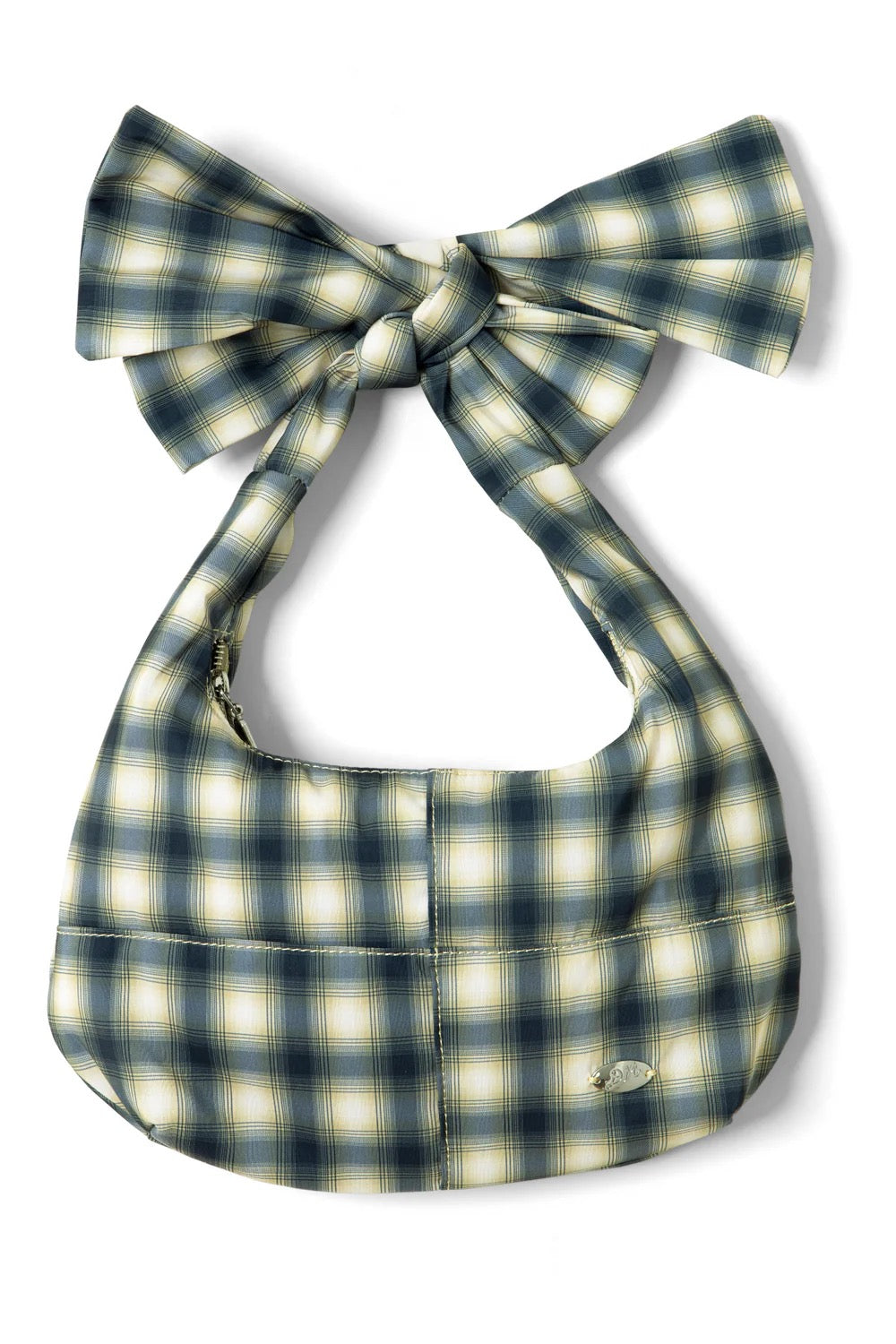 DAMSON MADDER ROO CHECK TIE BAG MULTI