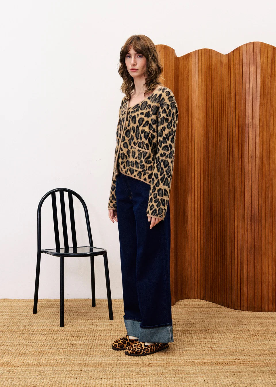 FRNCH LEOPARD LEOPARD CARDIGAN