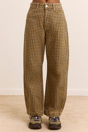 DAMSON MADDER  FELIX CHECK DENIM QUINCE GINGHAM