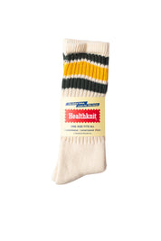 HEALTHKNIT SOCKS CRM GRN/NAV/BURG