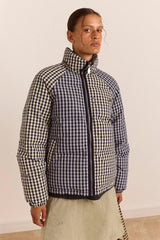 DAMSON MADDER  REVERSIBLE  OPAP PUFF GINGHAM