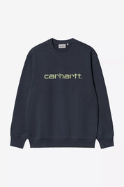 CARHARTT WIP  SWEAT DEEP NIGHT/GENTLE GREEN