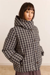 DAMSON MADDER  PEARL HOOD LYRA CHECK