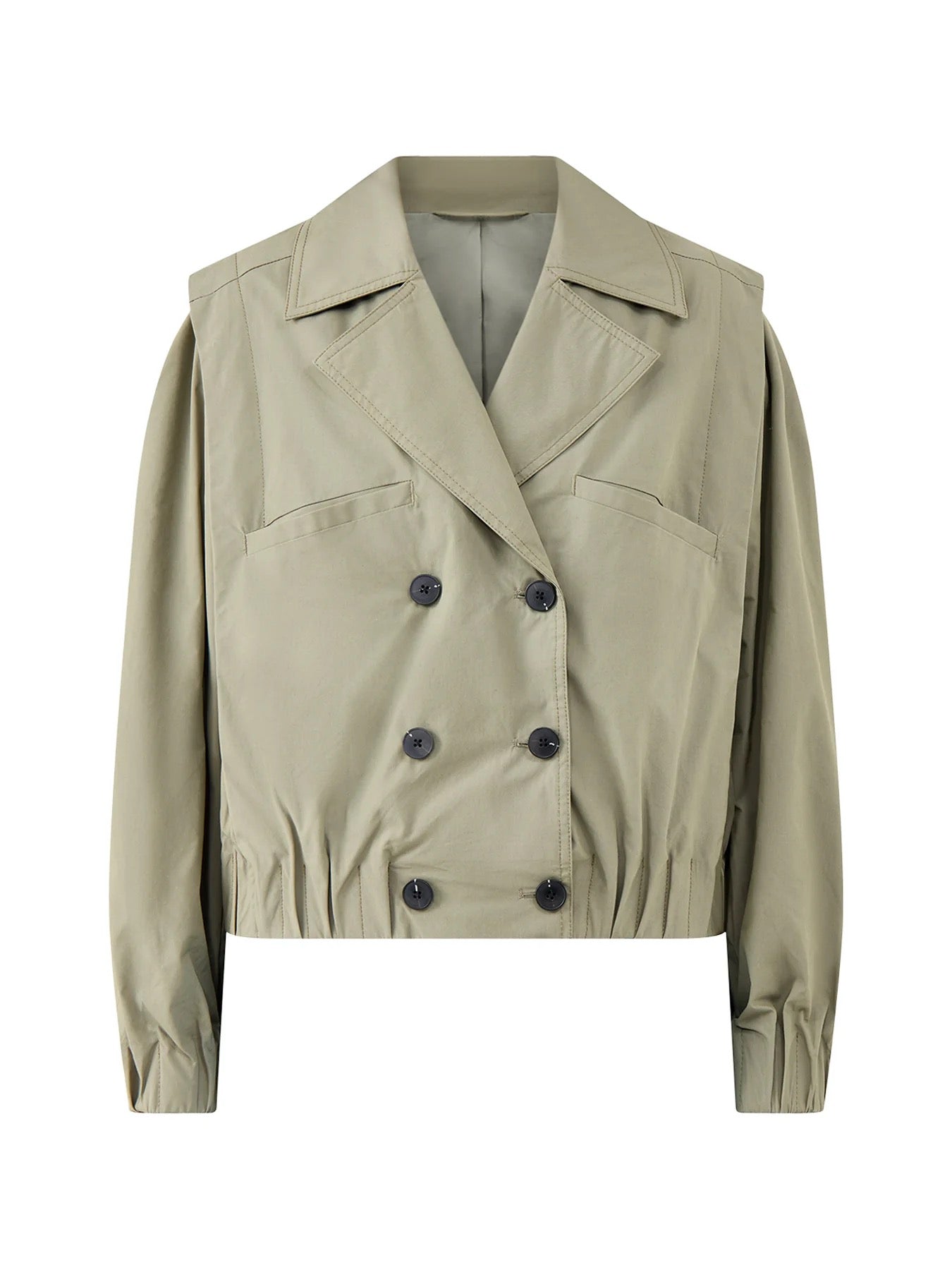 SELECTED SUTTON JACKET  DEEP LICHEN GREEN