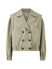 SELECTED SUTTON JACKET  DEEP LICHEN GREEN