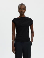 SELECTED MOLLY SS Black TOP