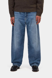 CARHARTT WIP  LANDON PANT BLUE MARBLE USED WASH