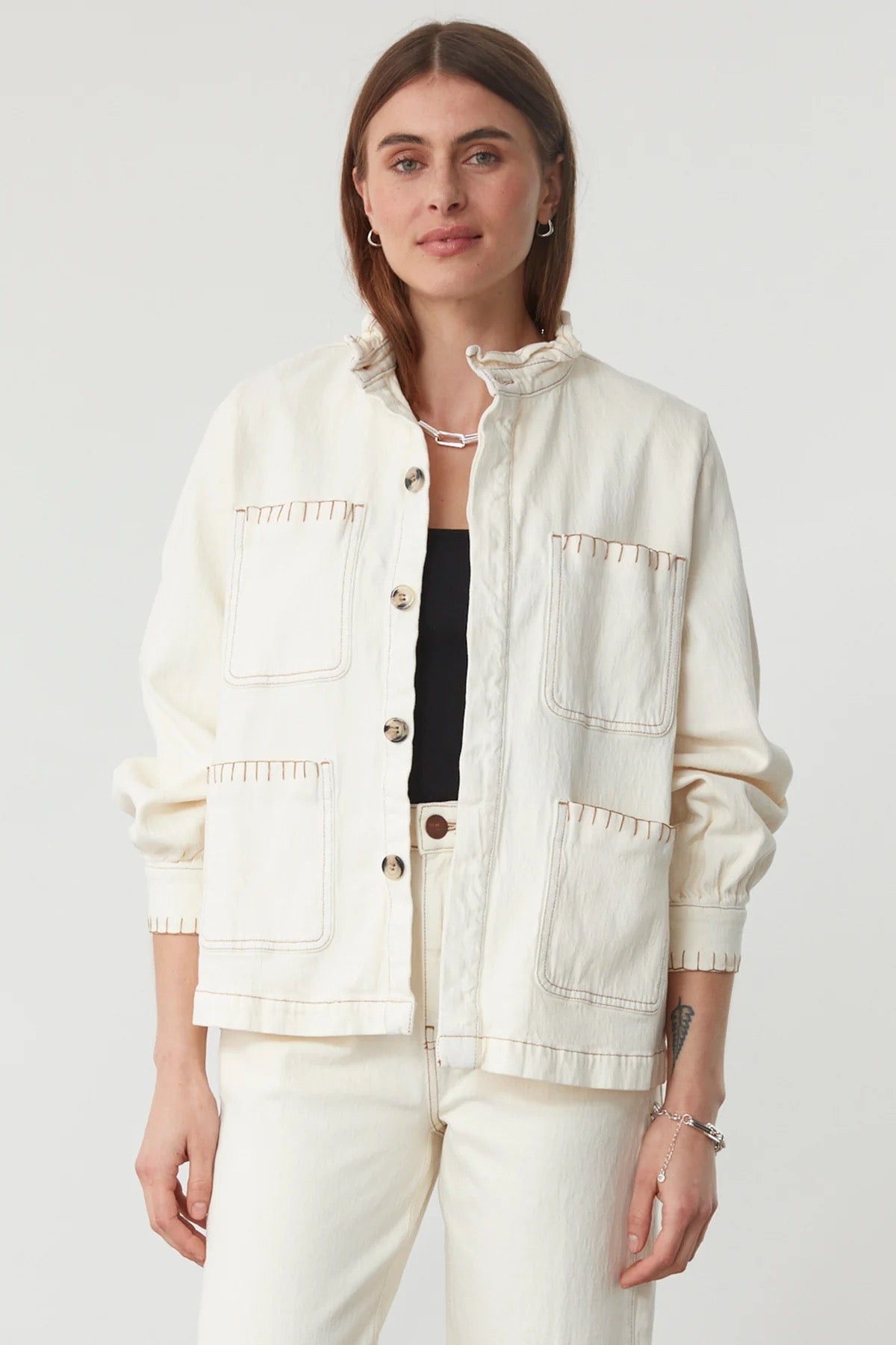 SEVENTY+MOCHI PABLO JKT ECRU