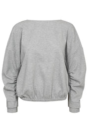 CO' COUTURE  OPEN BACK GREY MELANGE