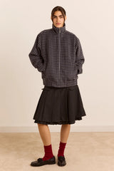 DAMSON MADDER PIXIE WOOL BOMBER Blue