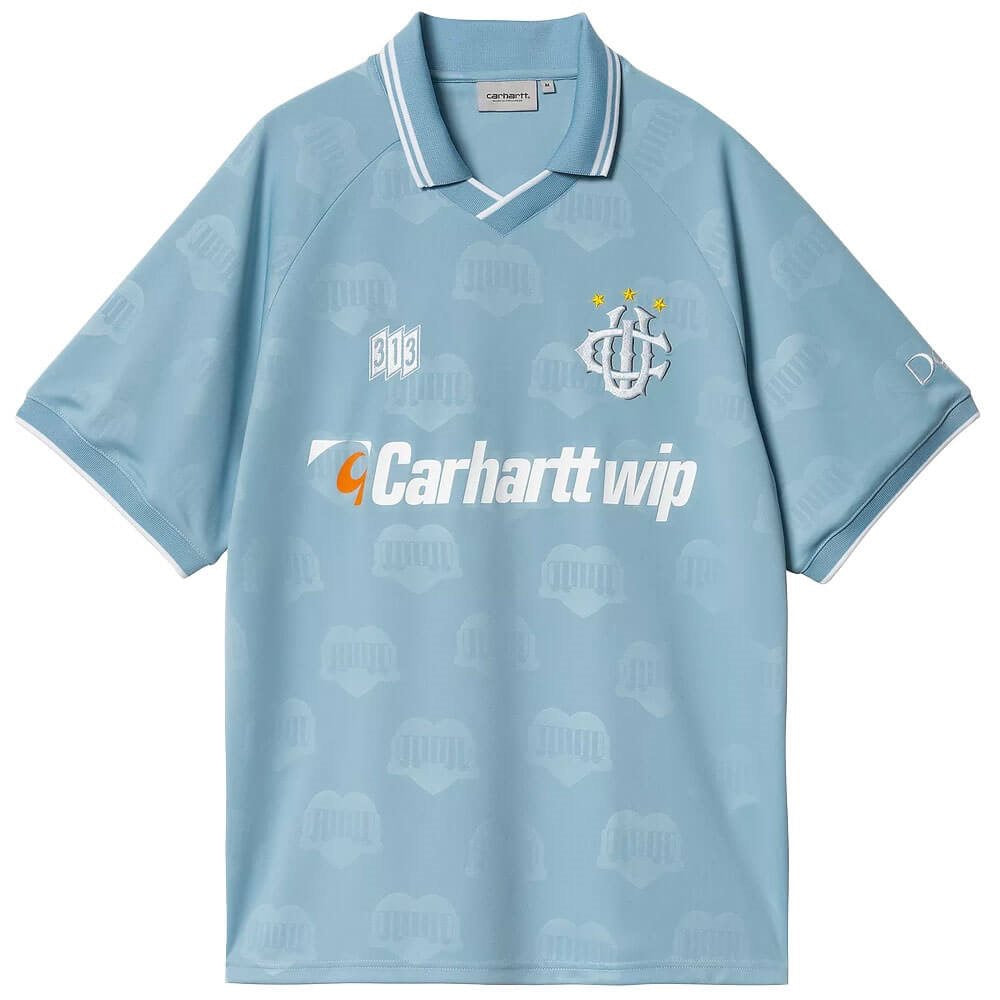CARHARTT WIP  HARTTS FOOTBALL SHIRT BLUEBIRD