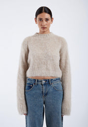DR DENIM MOIRA SWEATER BRUSHED SILVER LINING