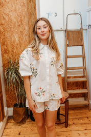 FRENCH CONNECTION  CAMBRIA LINEN WHITE SHORT