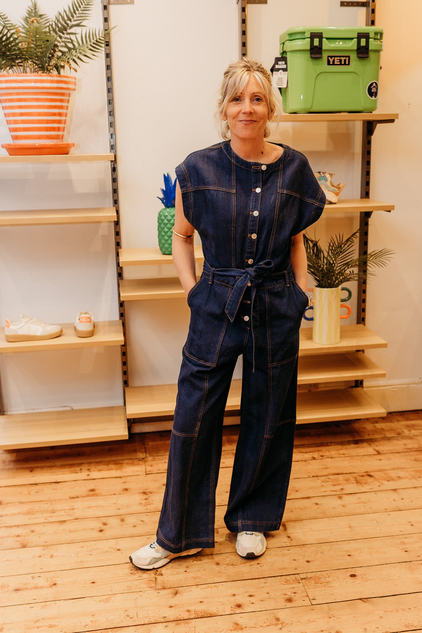 FRNCH LUDWIGIA BLEU MARINE JUMPSUIT