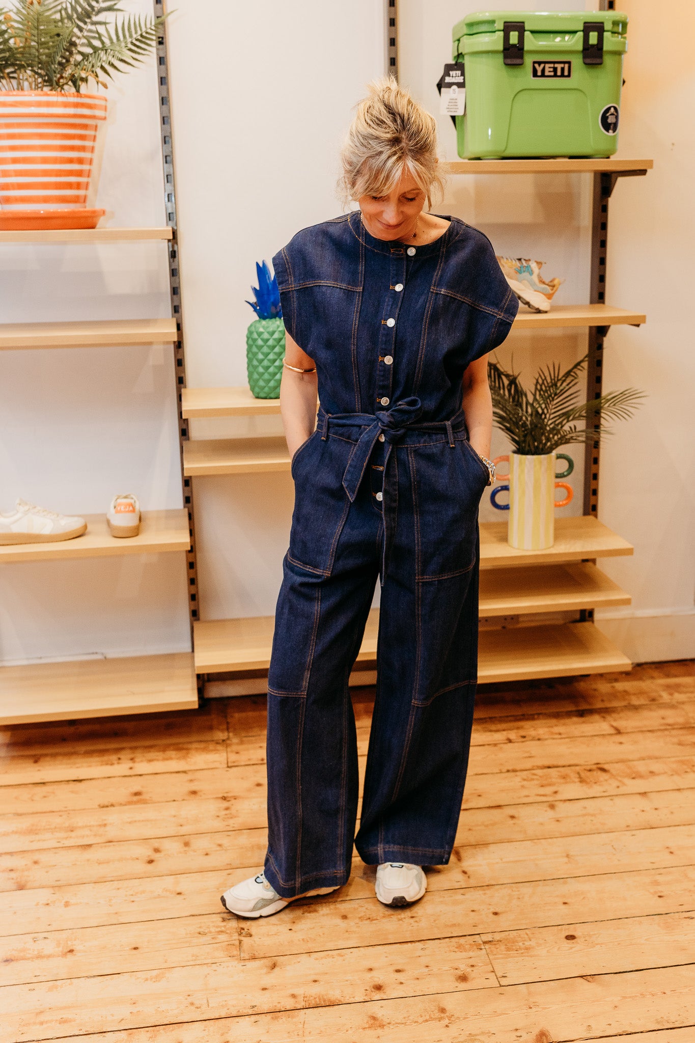 FRNCH LUDWIGIA BLEU MARINE JUMPSUIT