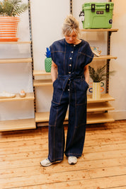 FRNCH LUDWIGIA BLEU MARINE JUMPSUIT