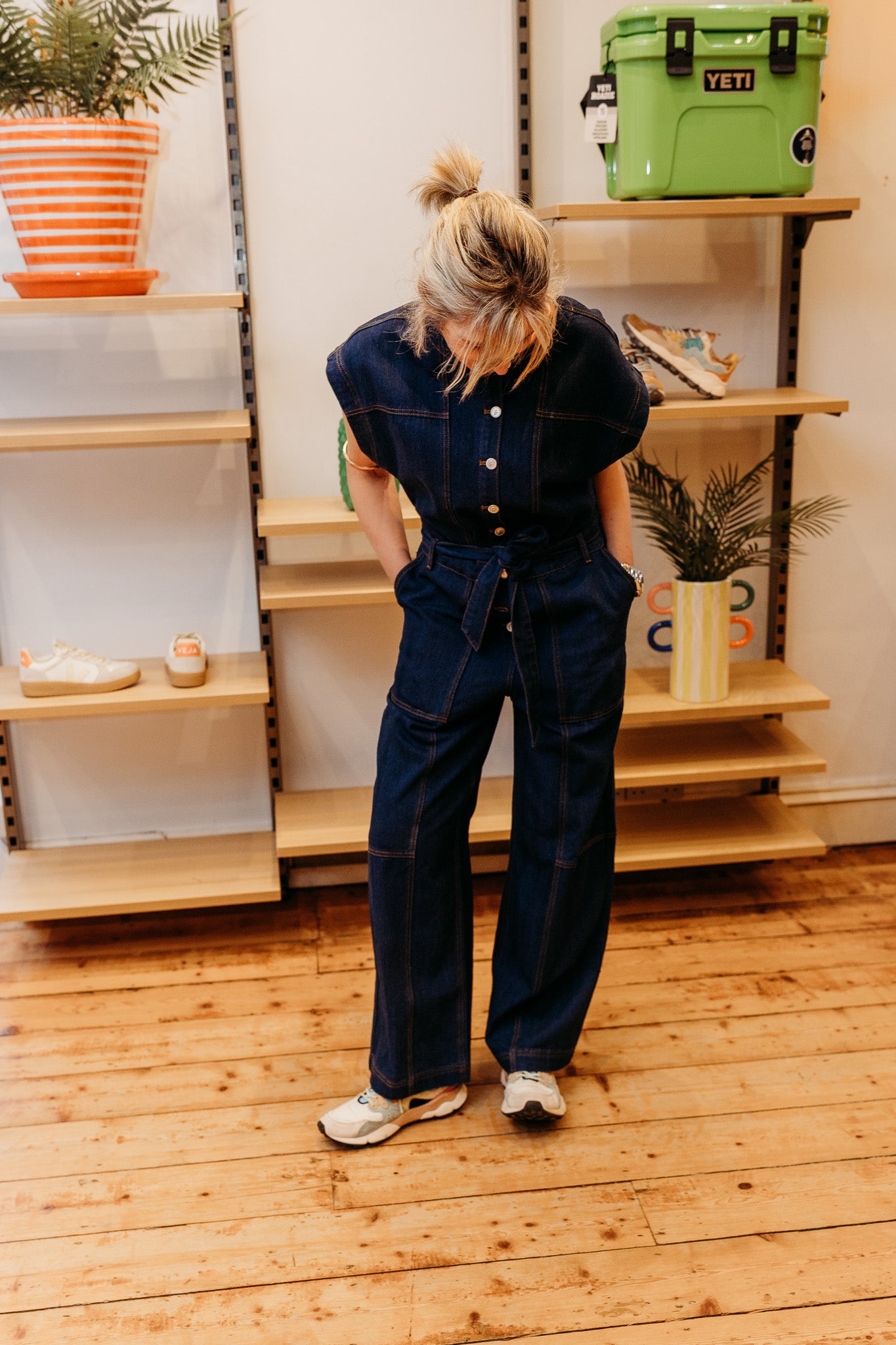 FRNCH LUDWIGIA BLEU MARINE JUMPSUIT